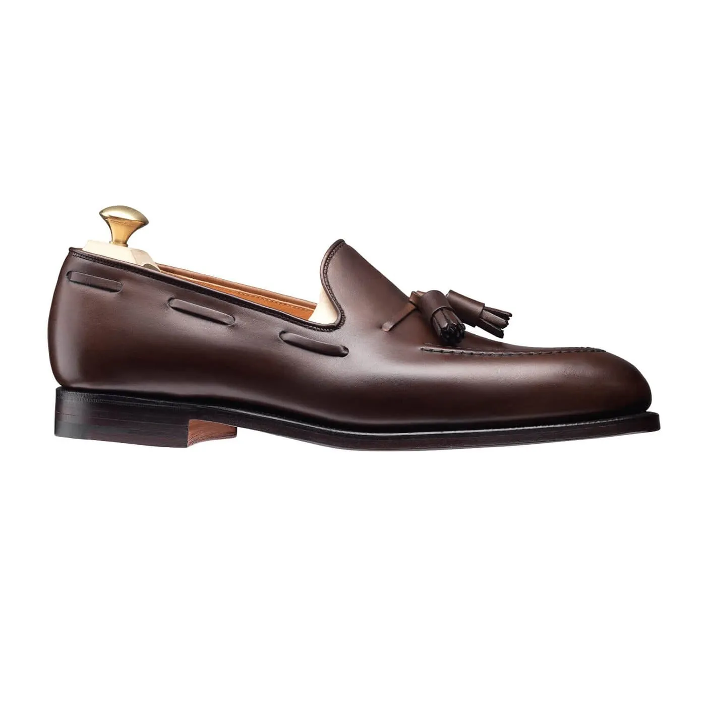 Center Stage Cavendish Dark Brown Burnished Calf