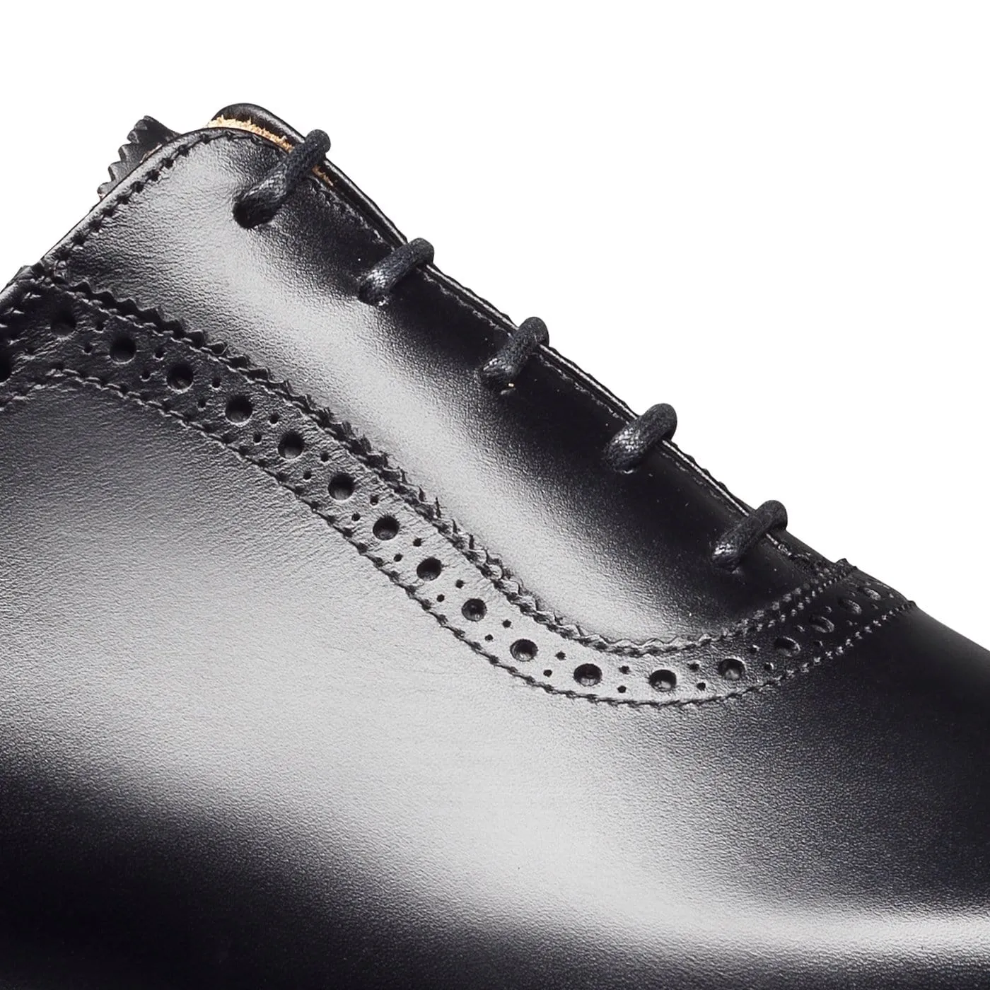 Westbourne Black Calf Brogue Detail Dance Night