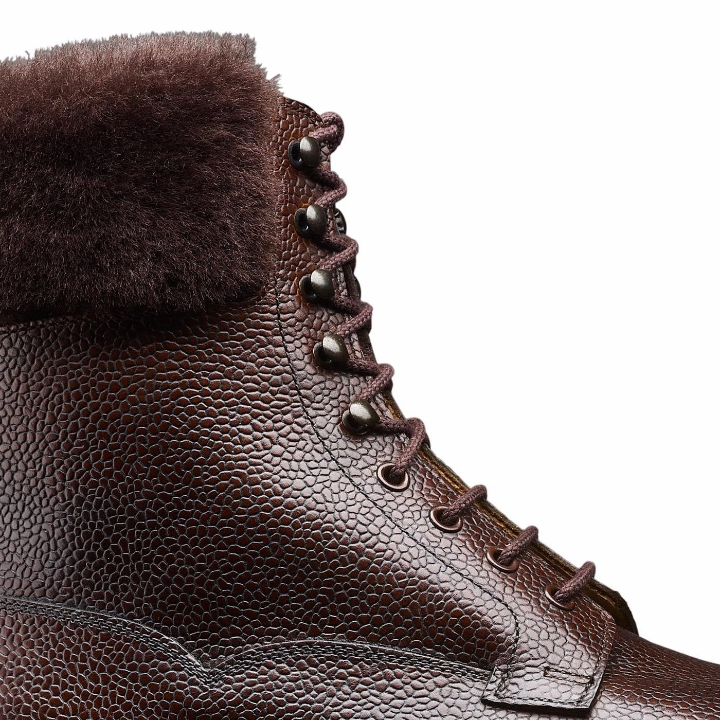 Ankle Coverage Sweat Wicking Glencoe Dark Brown Scotch Grain