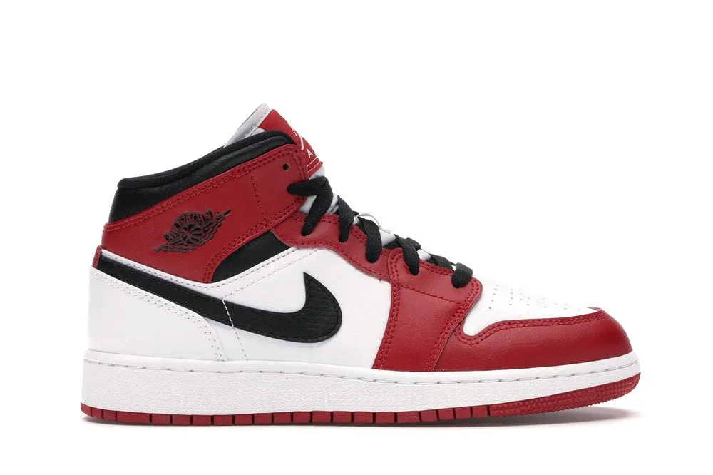 Jordan 1 Mid Chicago 2020 (GS) Party Mood