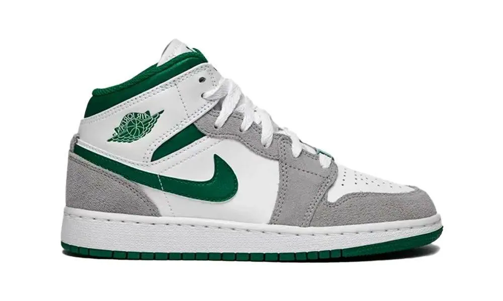 Power Grip Virtual Step Air Jordan 1 Mid SE Grey Green (GS)