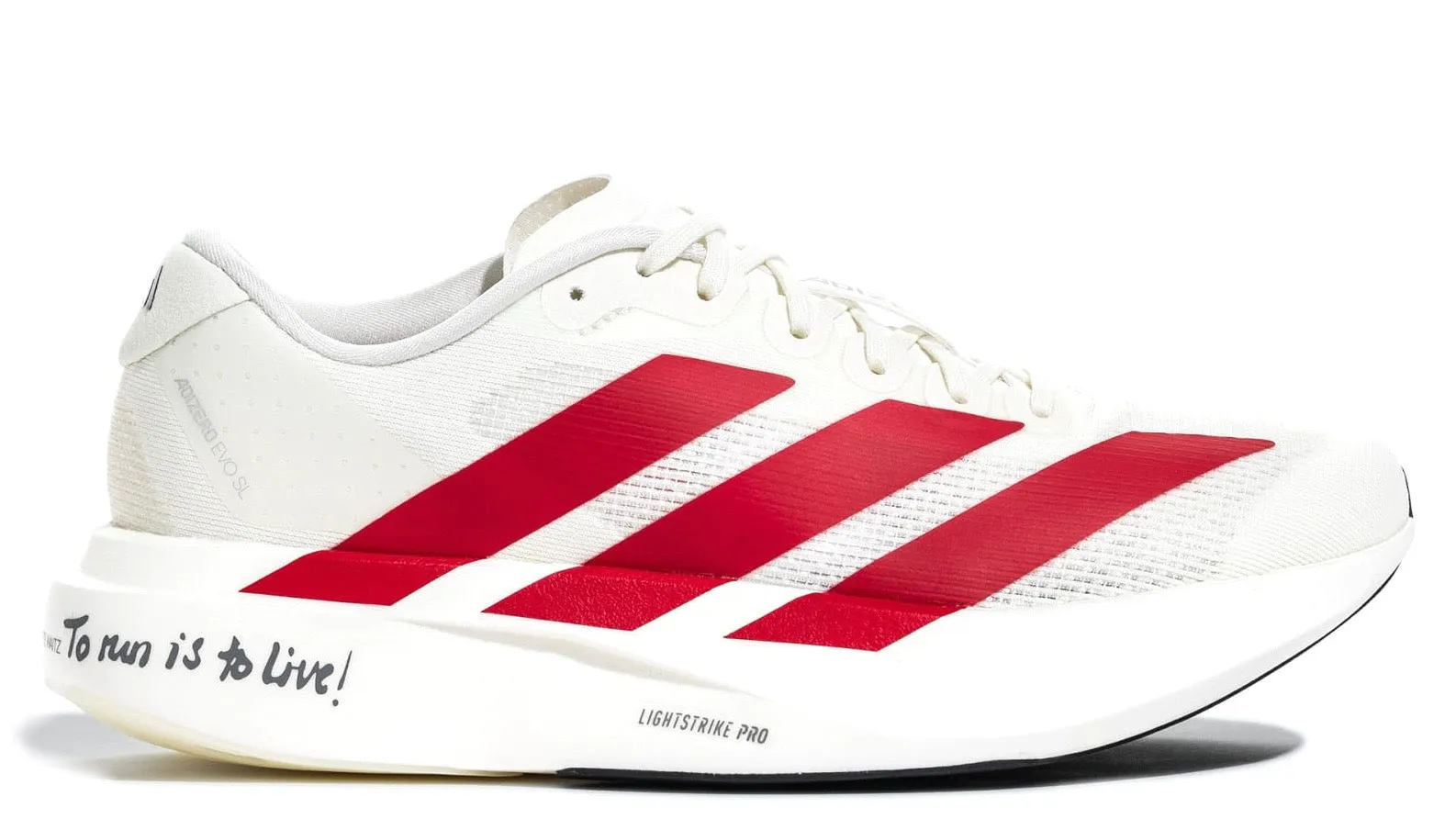 Angel Glow Arch support adidas Adizero EVO SL Off White Better Scarlet (Women??s)