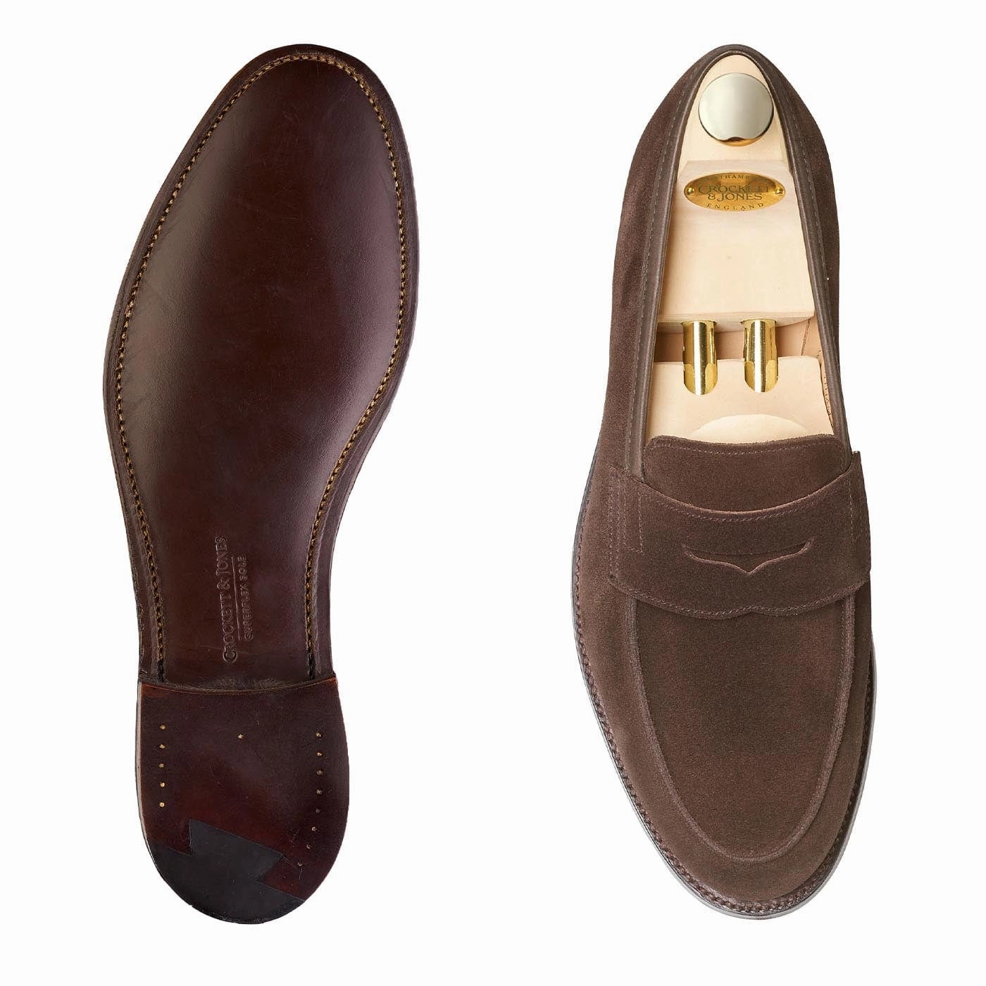 First Walk Grantham 2 Dark Oak Suede