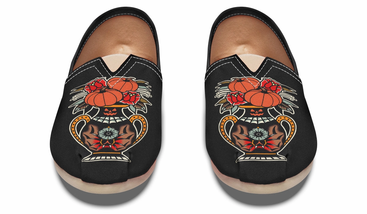 Halloween Vase Casual Shoes Fashionable Spanish Bold