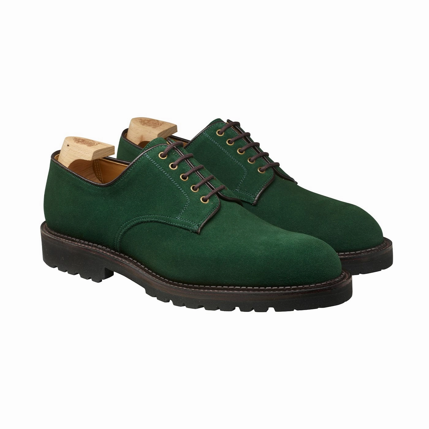 Grasmere Bottle Green Suede Work Day