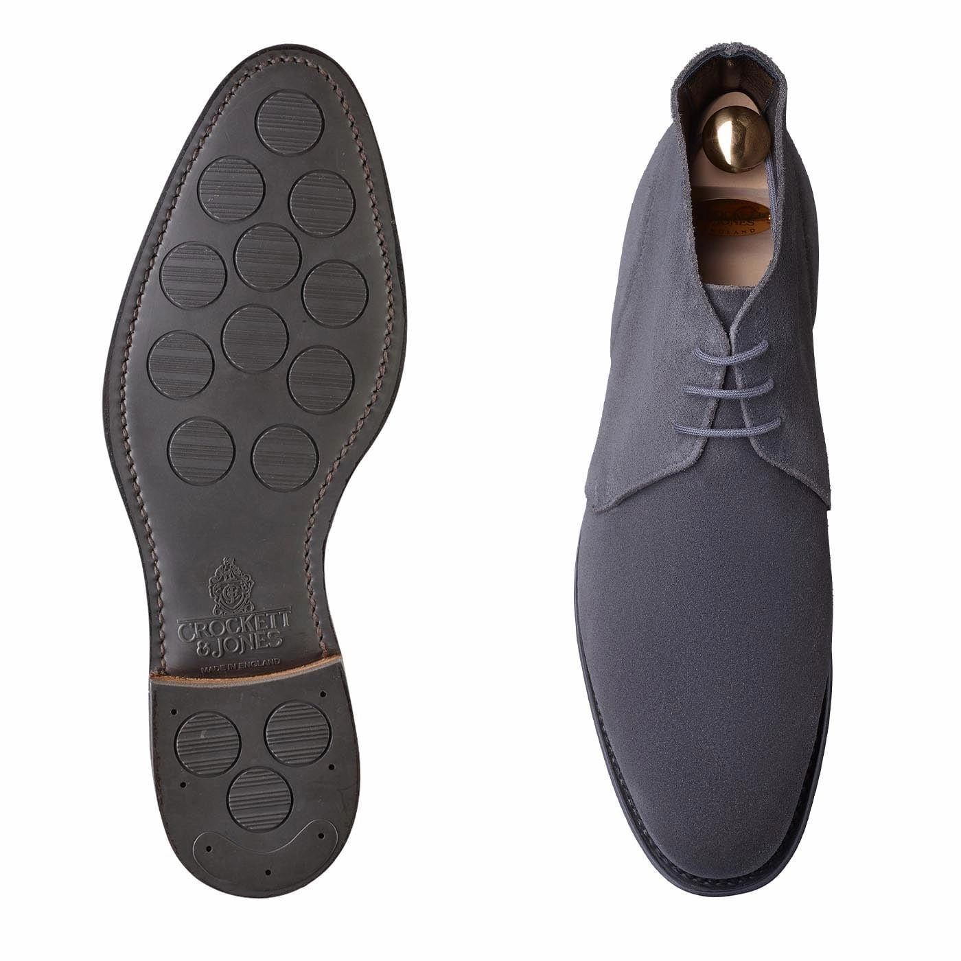 Chukka Shark Grey Suede Rugged Comfort Training