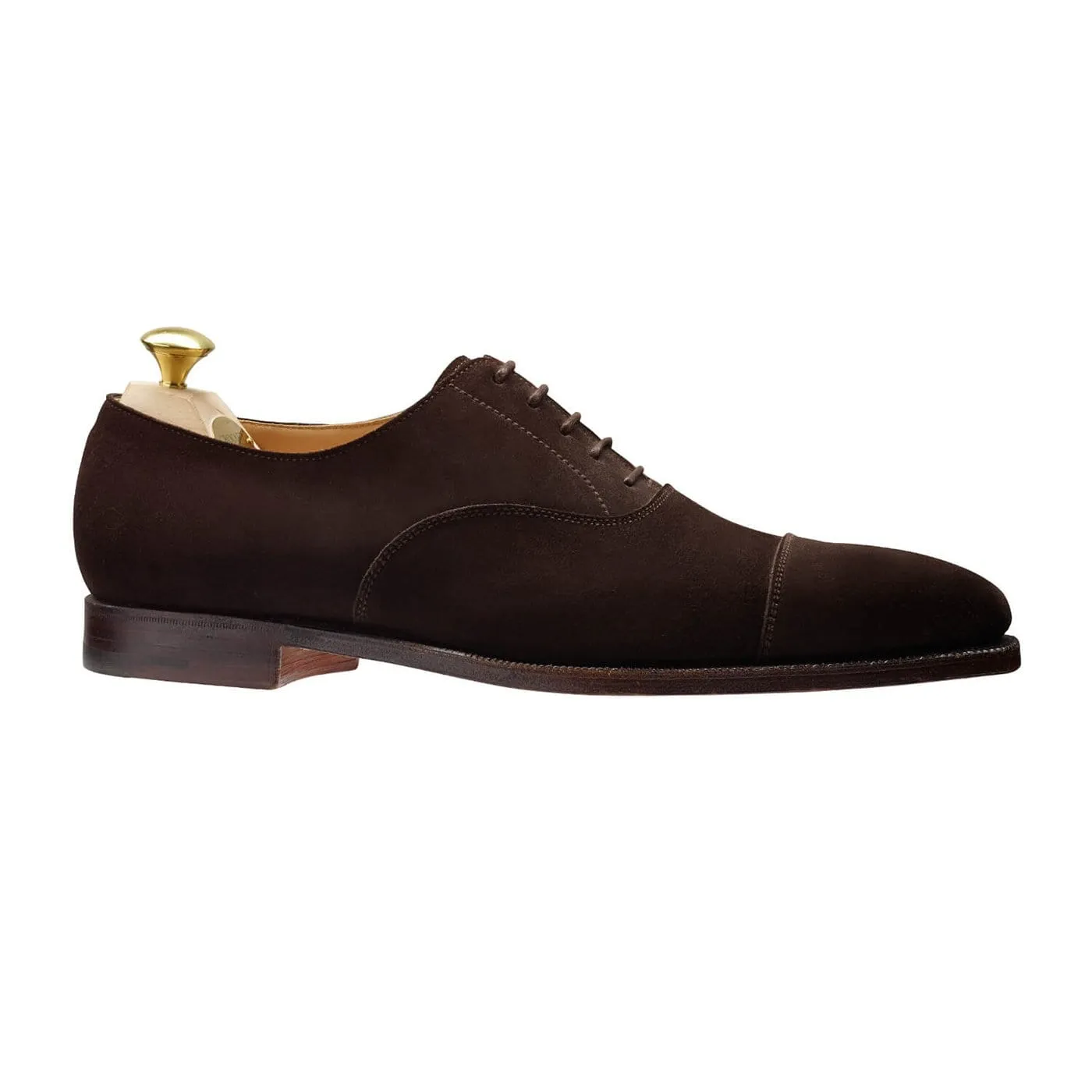 Hallam Espresso Calf Suede Dust Shield