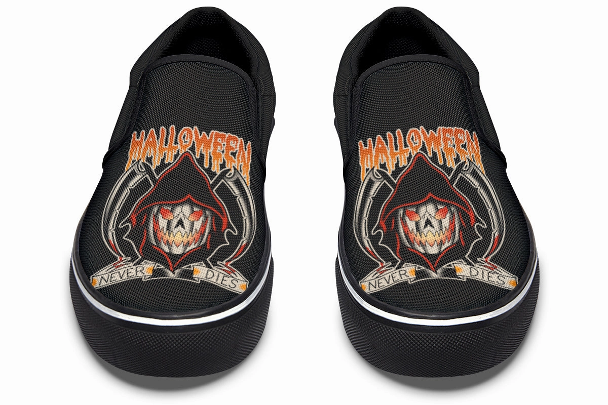 Halloween Never Dies Slip On Shoes Petite Fit