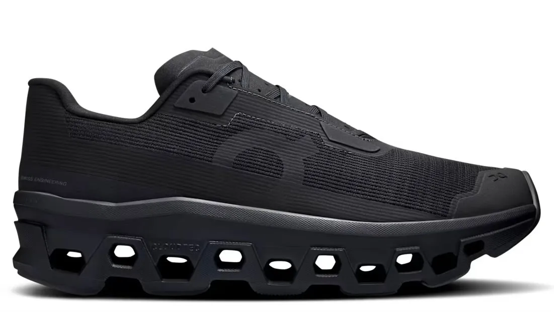 Gold Tone forest walk On Running Cloudmonster Void All Black (Women's)