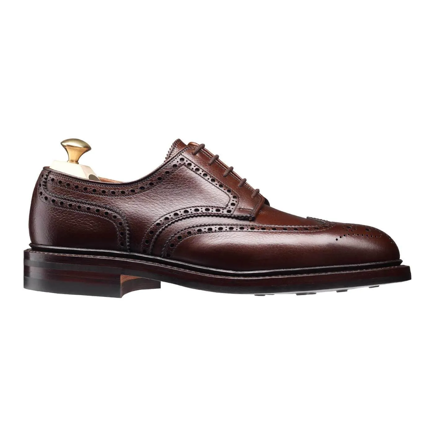 Pembroke Dark Brown Scotch Grain Leather Smooth Formal Wear