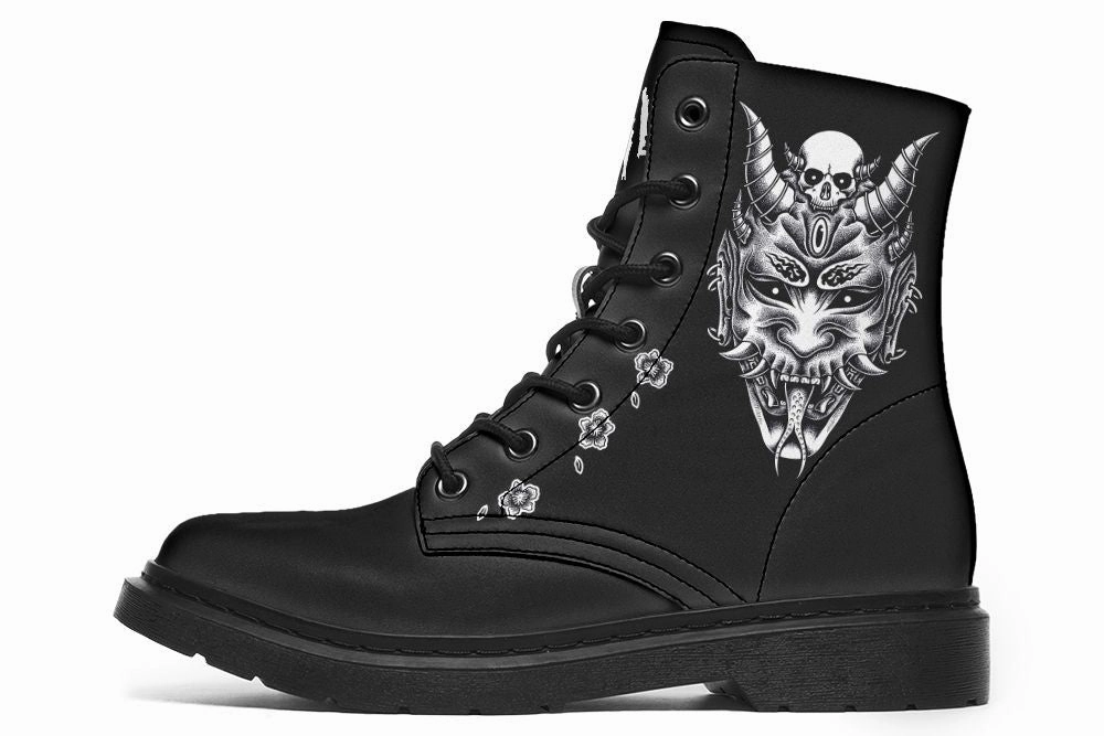 Japan Neat Hannya Mask Boots