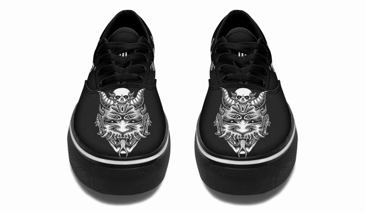 Zen Step Buckle Fit Hannya Mask Classic Shoes