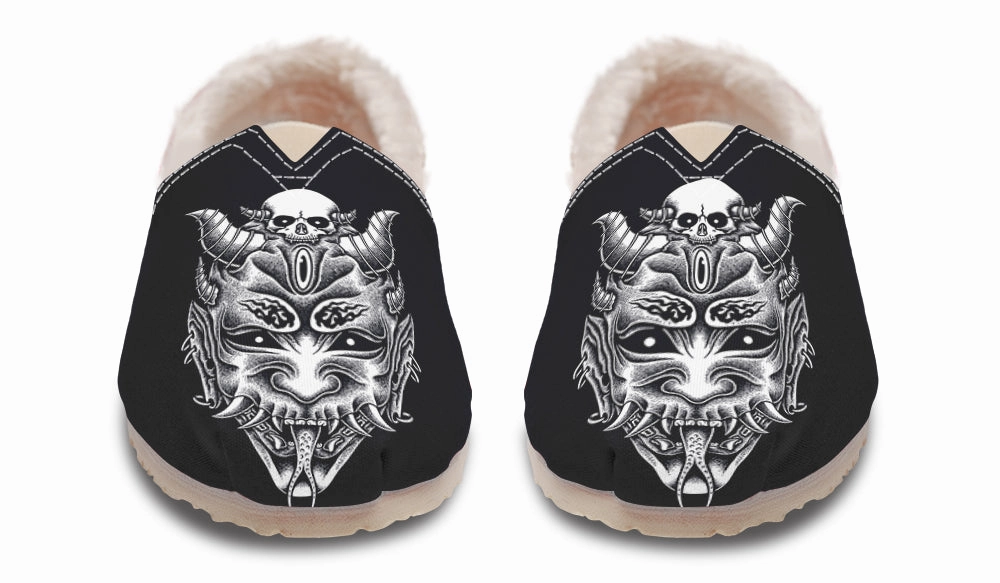 Hannya Mask Winter Casual Shoes Freeze Proof Mesh Cool