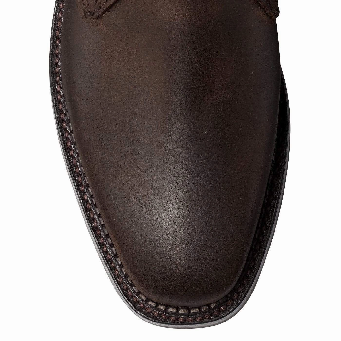 Outdoor Look Versatile Wear Molton Dark Brown Rough-Out Suede