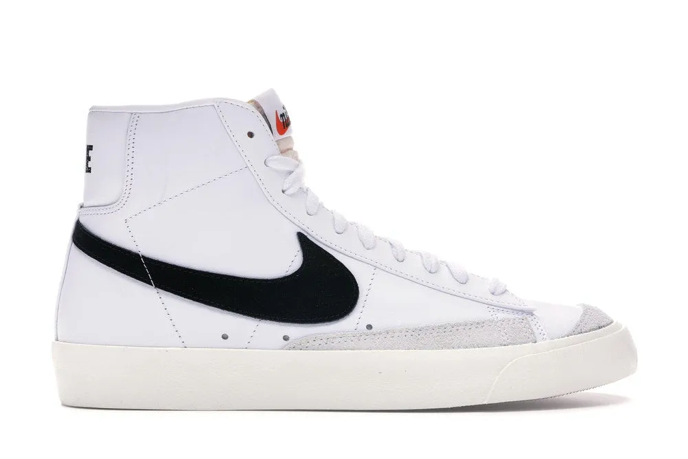 Nike Blazer Mid 77 Vintage White Black (WOMEN) Comfort Outsole