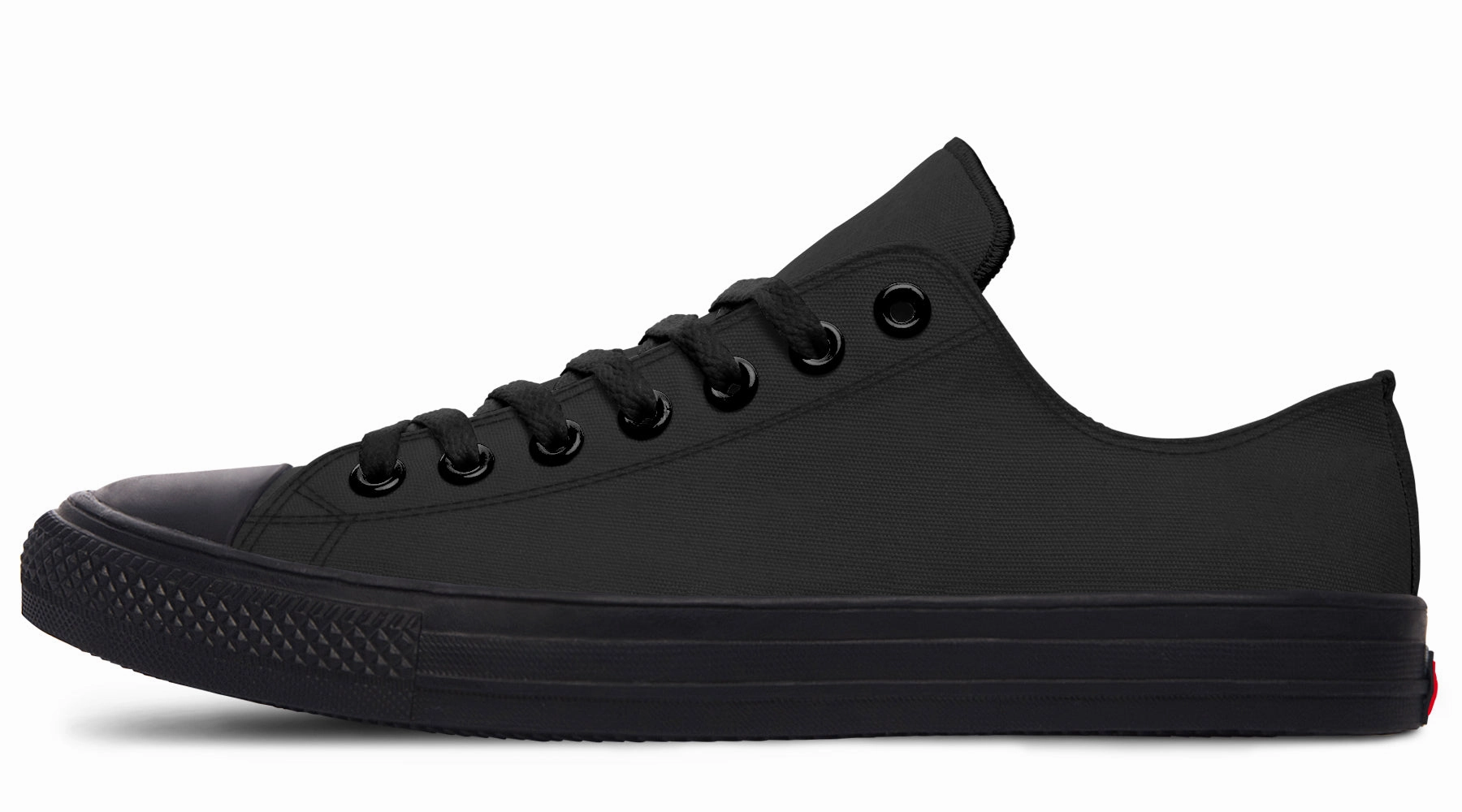 Black Low Tops Comfort Strap