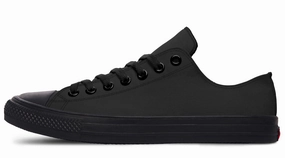 Black Low Tops Comfort Strap
