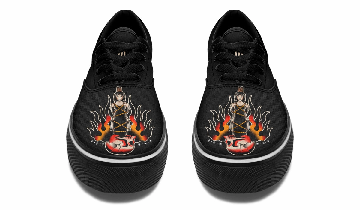 Can't Burn Us All Classic Shoes Low Arch Future Walk