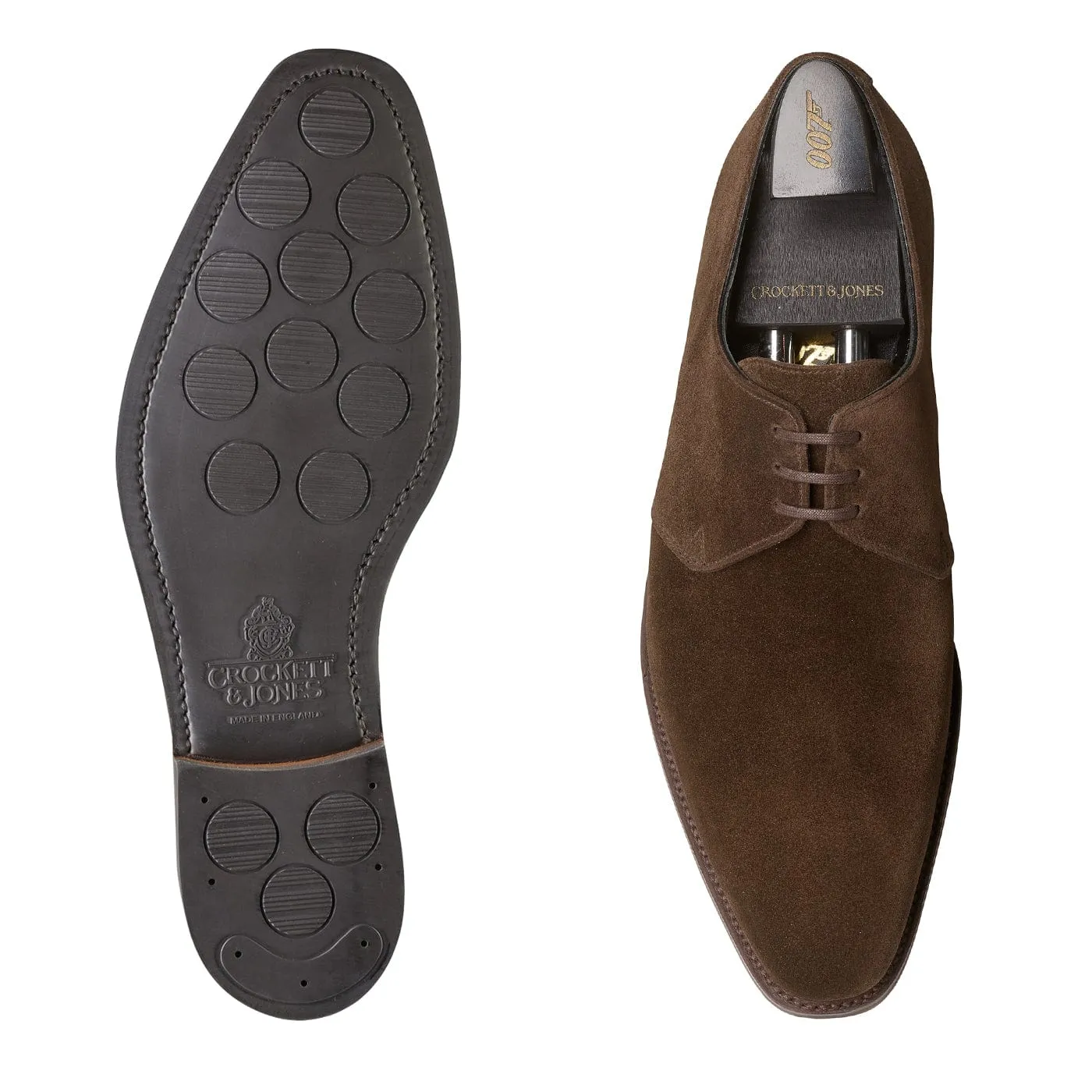 Opulent Edge Highbury 2 Dark Brown Calf Suede