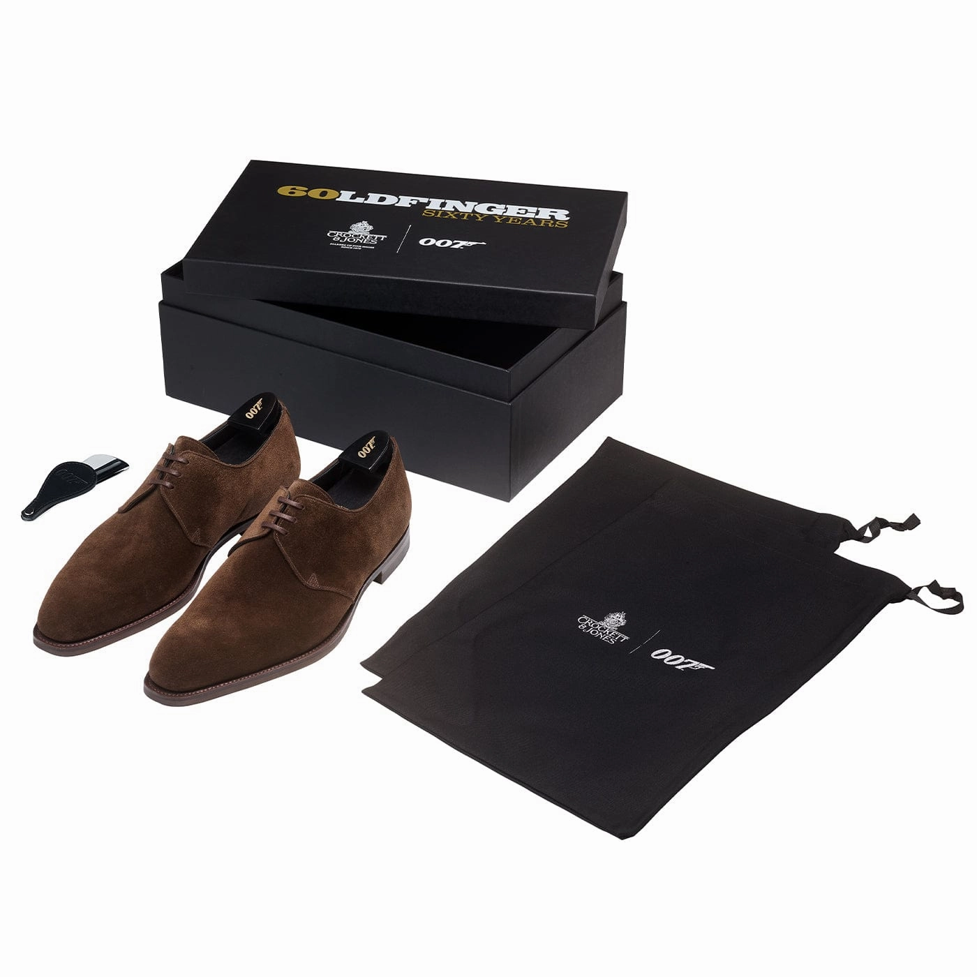 Highbury 2 Dark Brown Calf Suede Long Shade Metro Walk