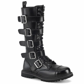 RIOT-18BK Black Leather Cozy And Stylish Neutral design
