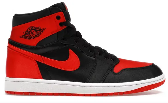 Memory Foam Airport Travel Jordan 1 Retro High OG Satin Bred (Women's)