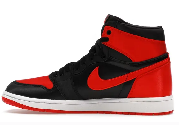 Jordan 1 Retro High OG Satin Bred (Women's) Low Arch Color Mix