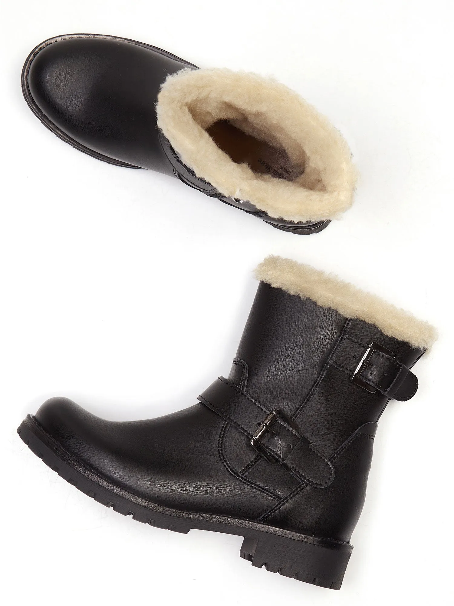 Fresh Style Stylish Appeal Insulated Biker Boots