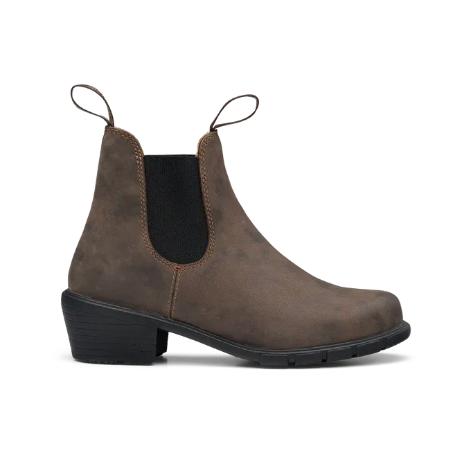 Blundstone 1677 - Women??s Series Heel Rustic Brown Sleek Outline Lightweight Design