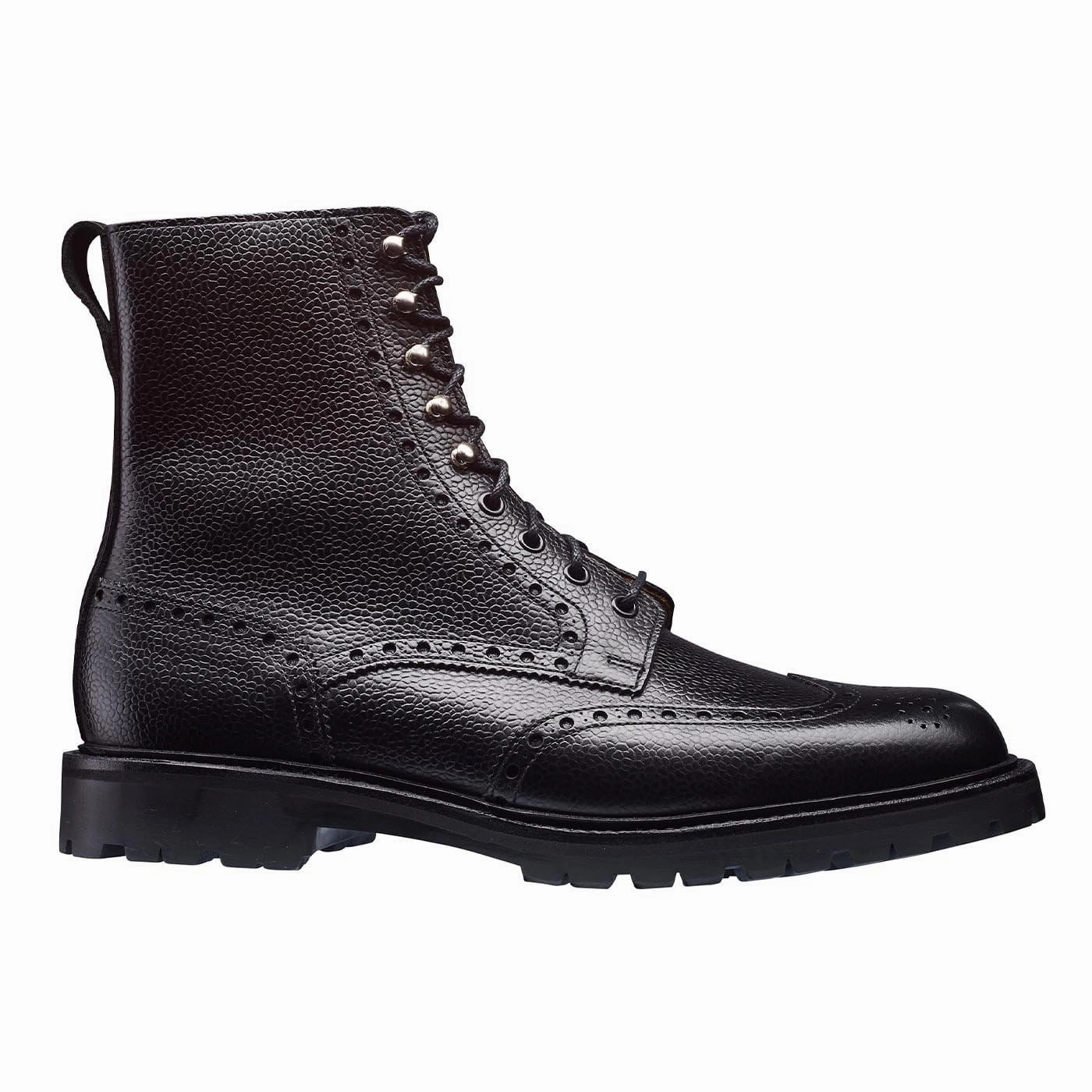 Islay Black Scotch Grain High Ankle Support Long Walks