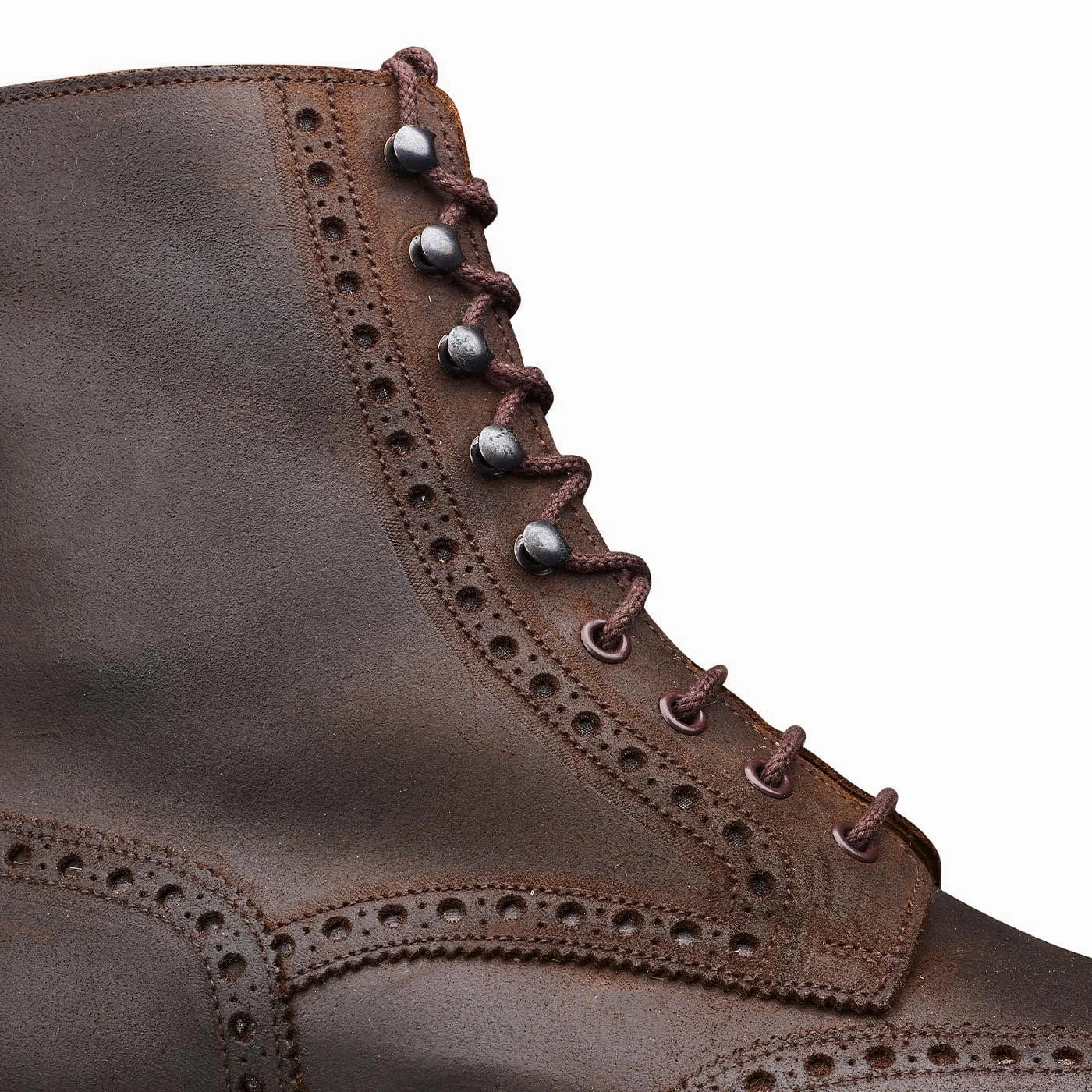 Tough Build Islay Dark Brown Rough-Out Suede