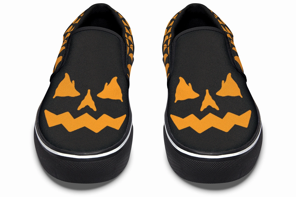 Jack O Lantern Slip On Shoes Breath Fresh Lightweight