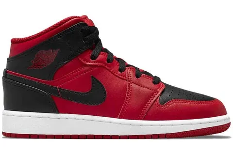 Jordan 1 Mid Reverse Bred (2021) (GS) Autumn Cool Pilates Cool