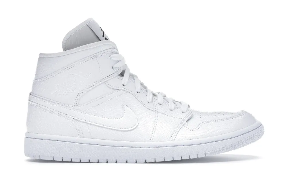Meadow Glow Jordan 1 Mid White Snakeskin (W)