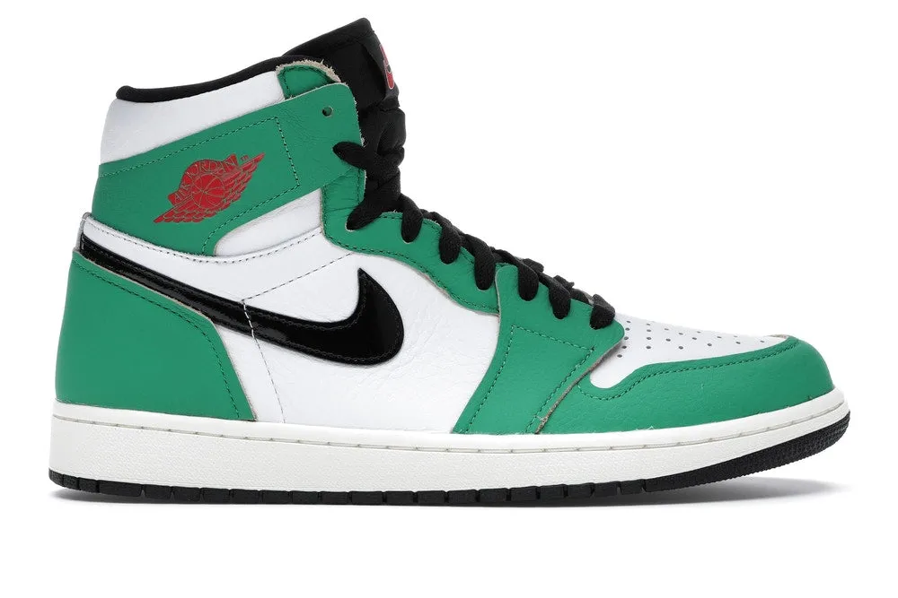 Mom Safe Leather Touch Jordan 1 Retro High Lucky Green (W)
