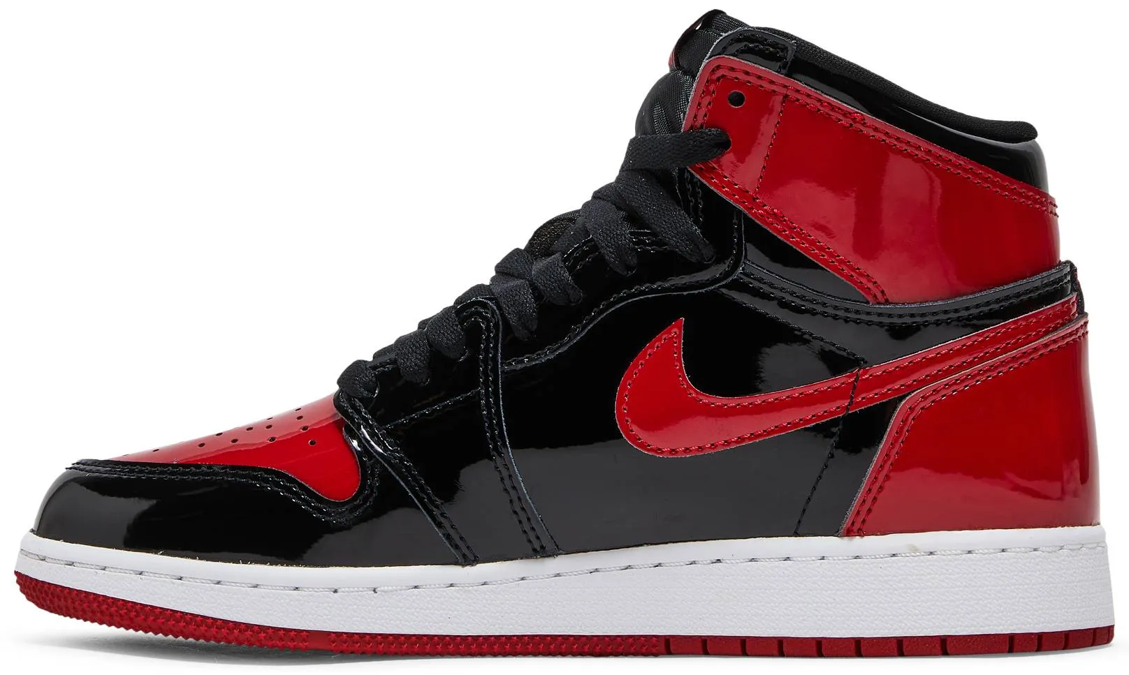 Jordan 1 Retro High OG Patent Bred (GS) Clear Glow