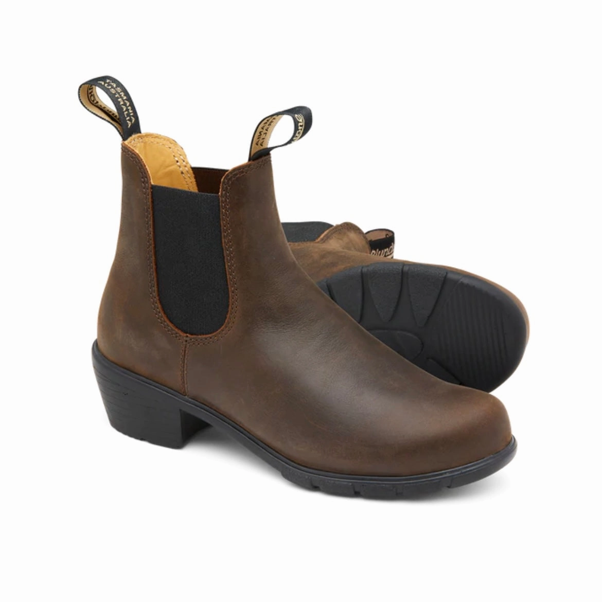 Blundstone 1673 - Women??s Series Heel Antique Brown Quick Comfort