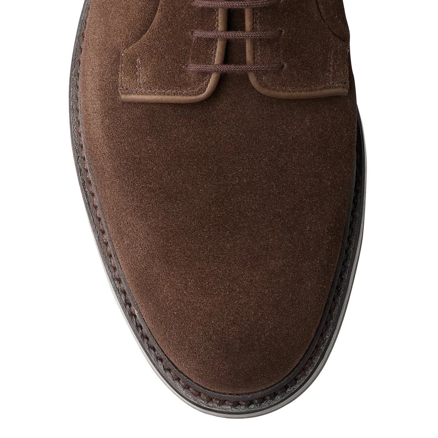 Formal Look Airport Style Lanark 3 Dark Brown Suede