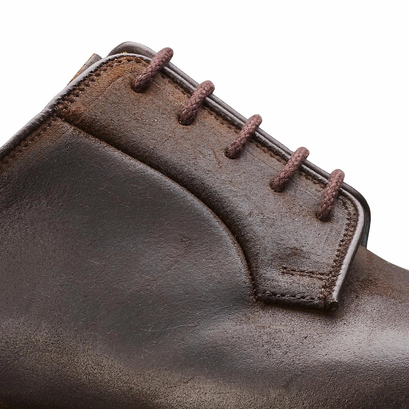 Control Step Lanark 3 Dark Brown Rough-Out Suede