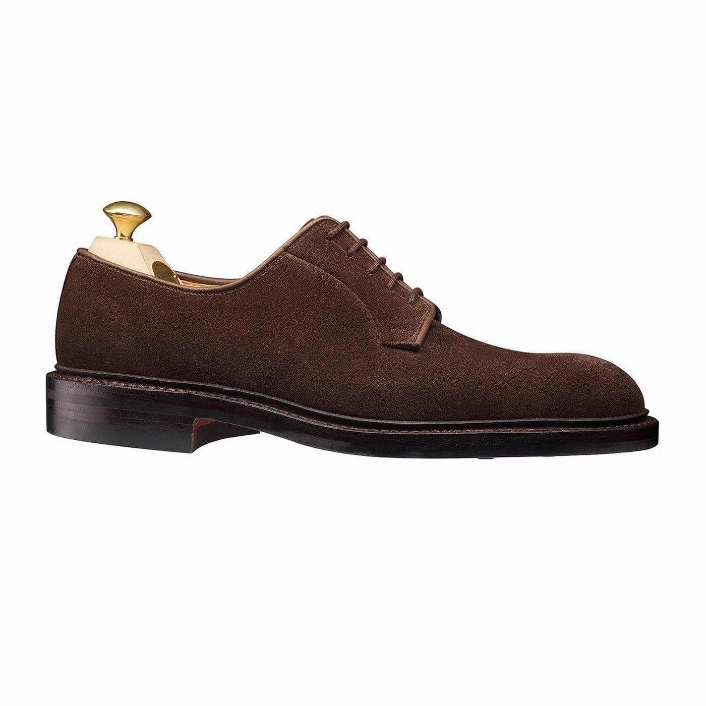 Lightweight Lanark 3 Dark Brown Suede