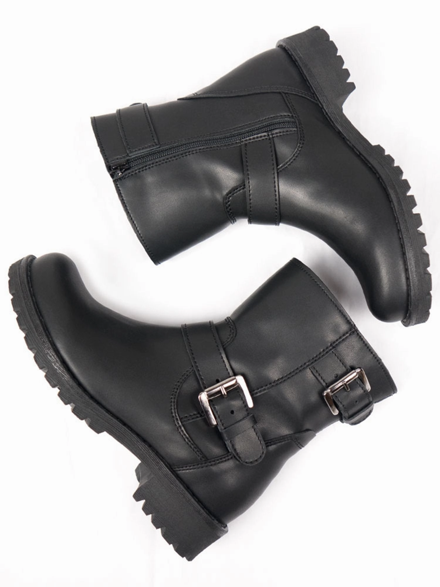 Comfortable buckles Desert Design Biker Boots