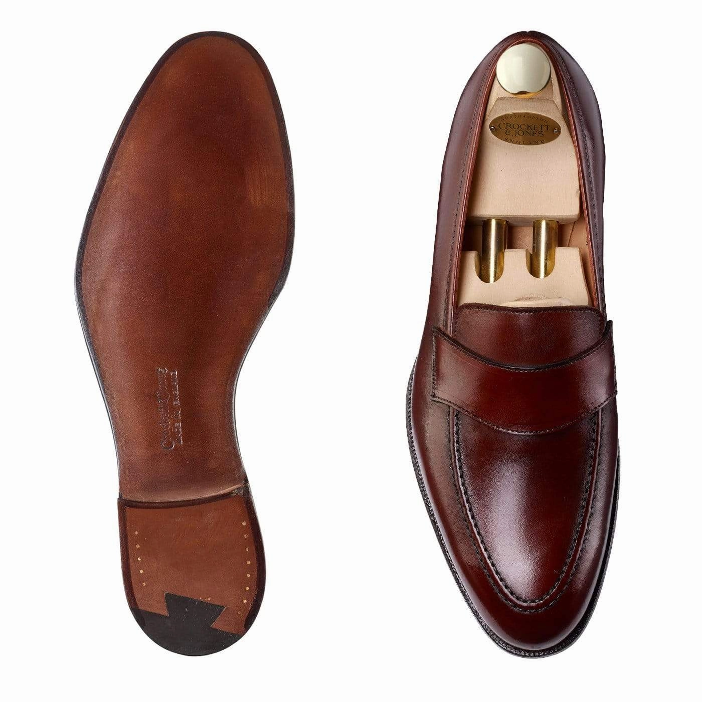 Office Shoes Harcourt Chestnut Antique Calf