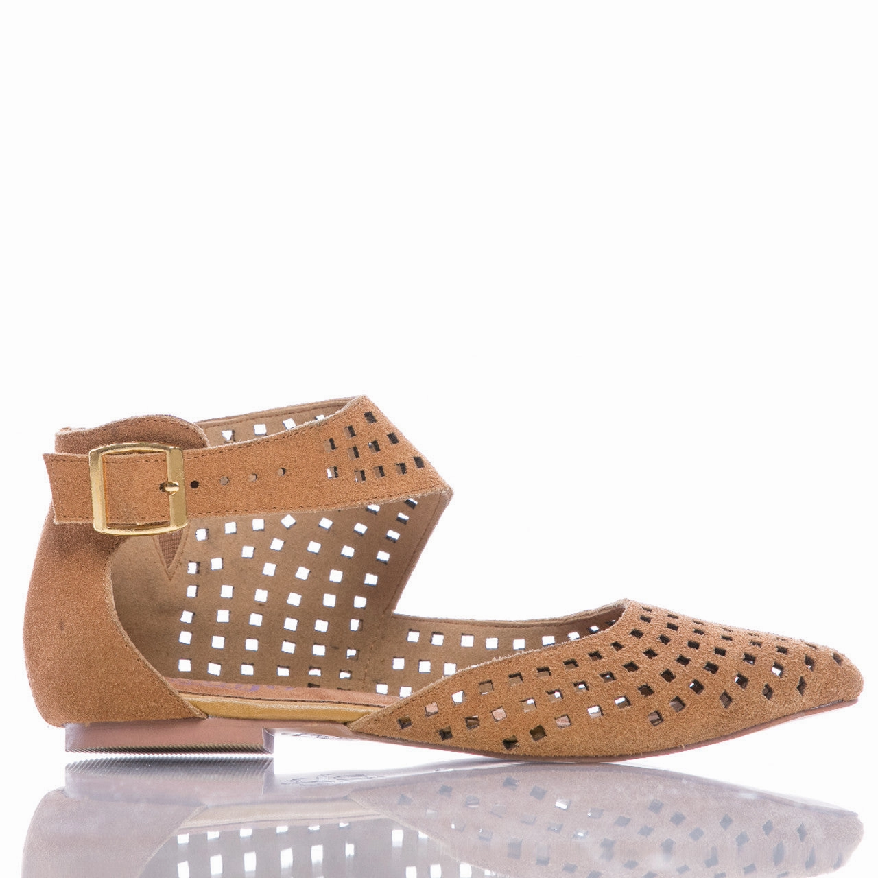 Upper flex zones move in sync with foot motion Leola - Closed Toe Dance Flats (Street Sole)