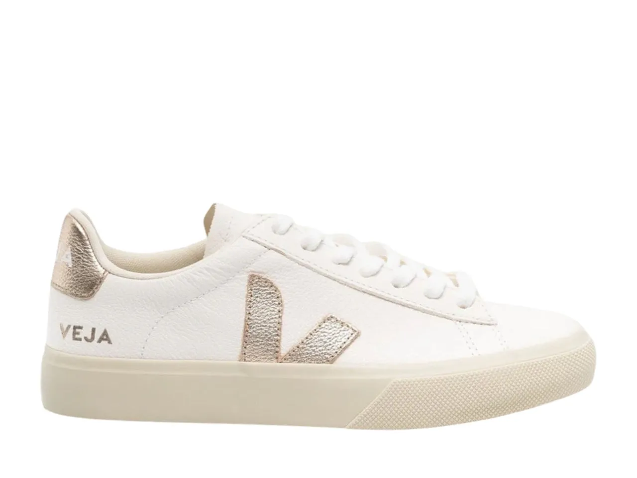 Memory Foam Wellness Seekers Veja Campo Chromefree Leather ??Extra White Platine?? (W)