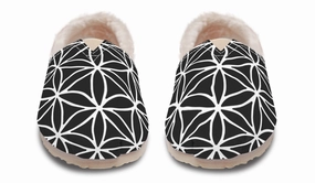 Canvas Flower Of Life Winter Casual Shoes