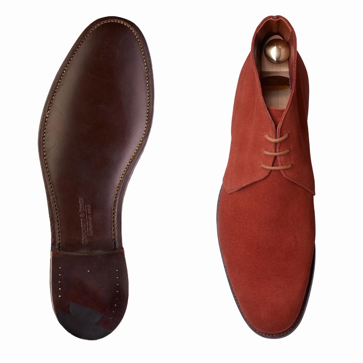 Chukka Terracotta Suede Anti microbial