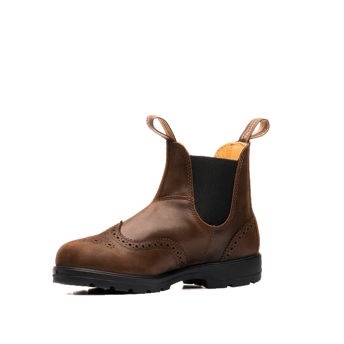 Heel Support Trendy Look Blundstone 2444 - Classic Antique Brown Brogue