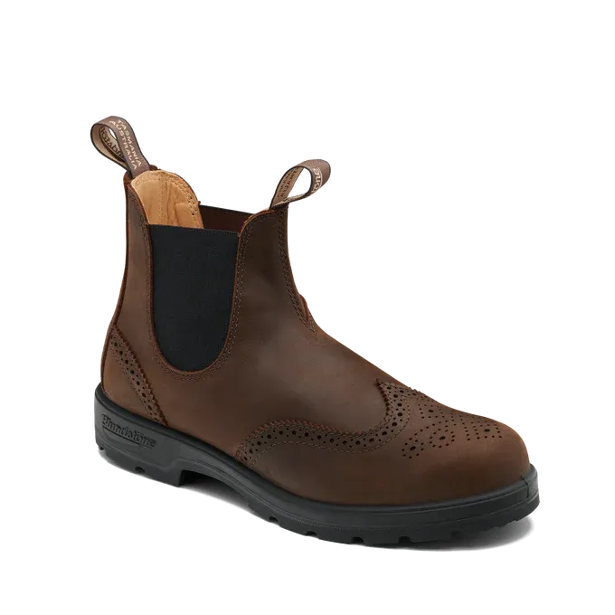 Blundstone 2444 - Classic Antique Brown Brogue well-made