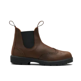 Blundstone 2444 - Classic Antique Brown Brogue All-Purpose PullOn