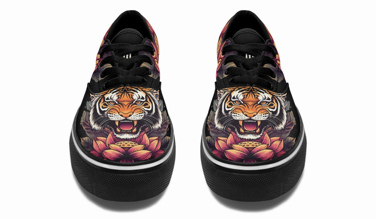 Lotus Tiger Classic Shoes Polish Look Low Arch
